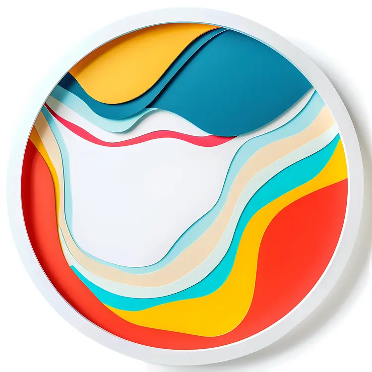 Colorful Layered Circle