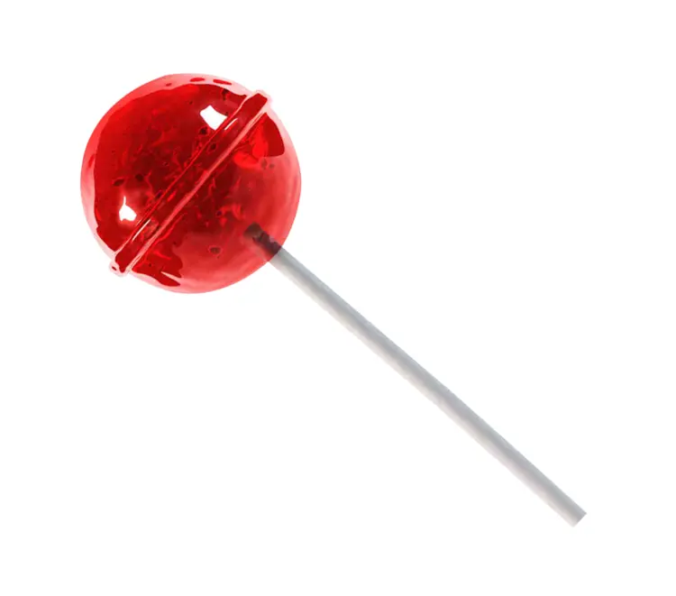 Red Lollipop on a Stick