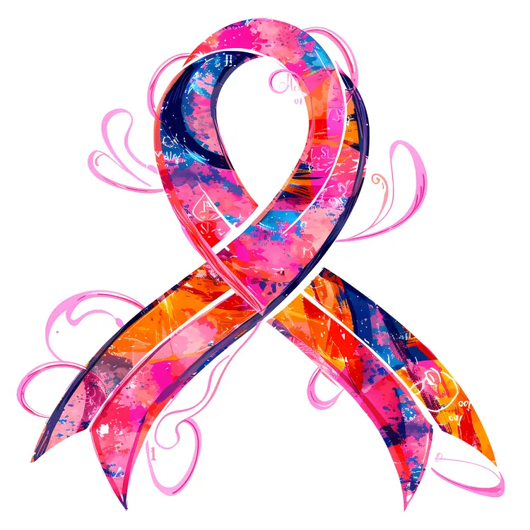 Colorful Ribbon for Awareness