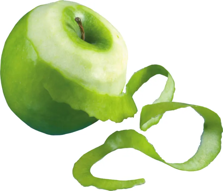 Peeled Green Apple