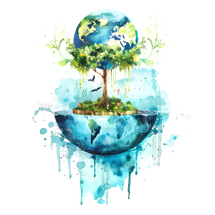 Tree and Earth in Harmony