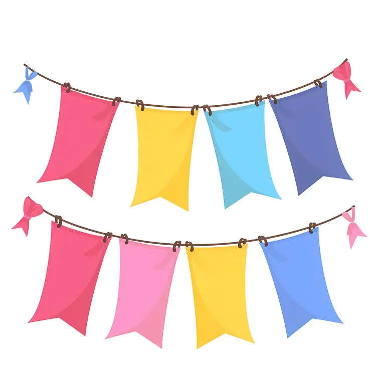 Colorful Bunting Decoration