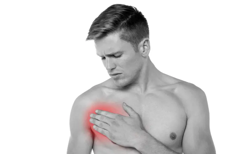 Man Experiencing Shoulder Pain