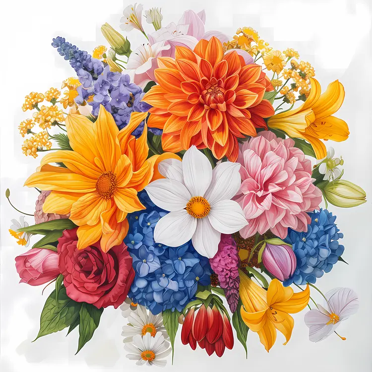 Colorful Flower Bouquet