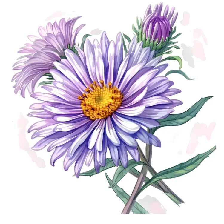 Beautiful Purple Flower in Bloom