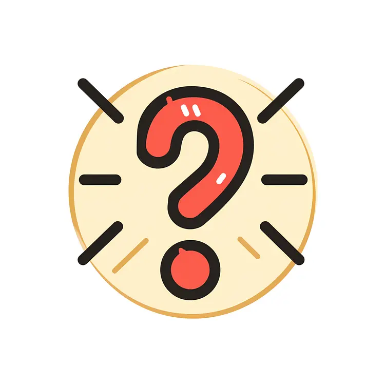 Colorful Question Mark Symbol