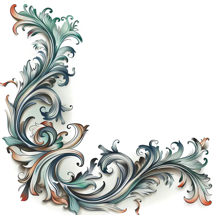 Elegant Floral Corner Design