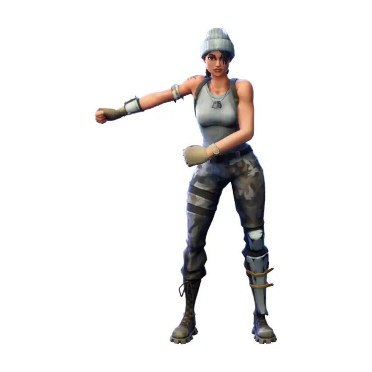 Female Character in Action Pose