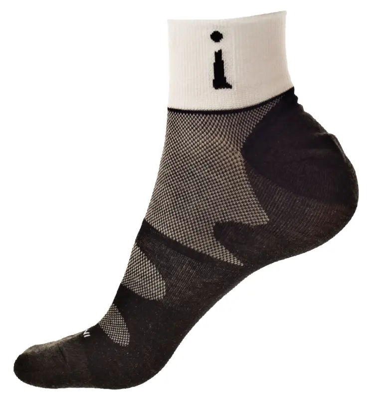 Black and White Ankle Sock for Sports