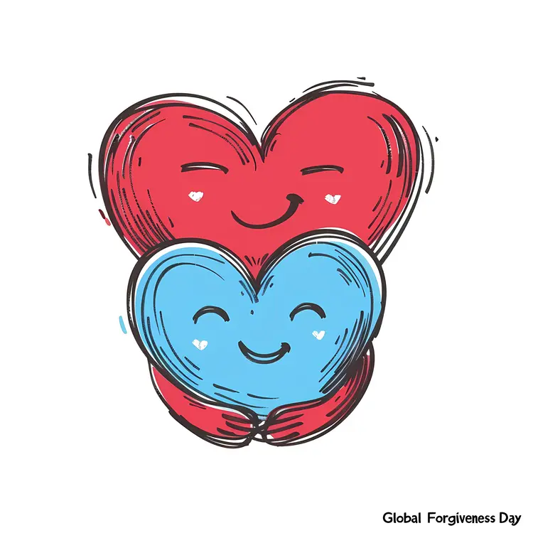 Hugging Hearts for Global Forgiveness Day