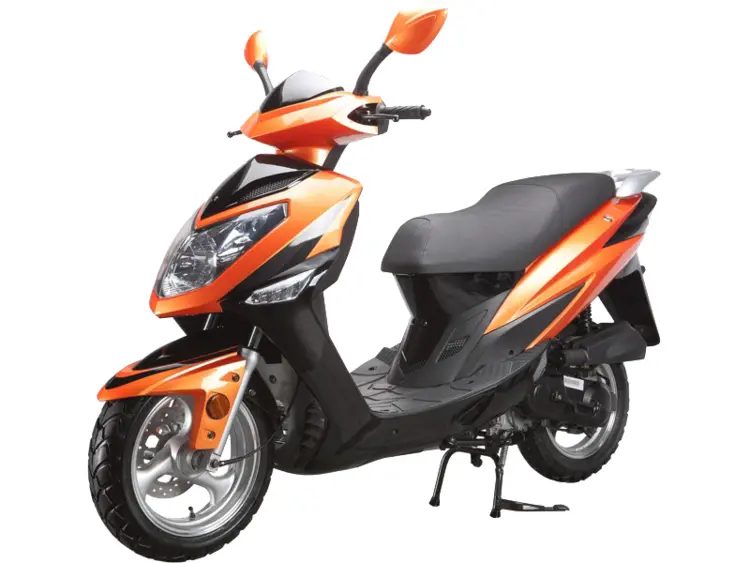 Orange Electric Scooter for Modern Transportation