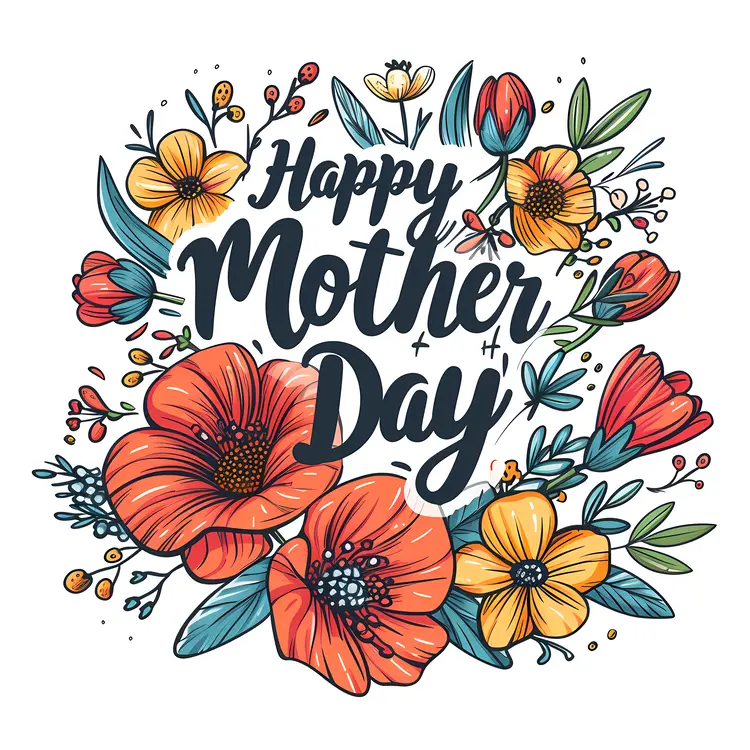 Happy Mother's Day Floral Greeting
