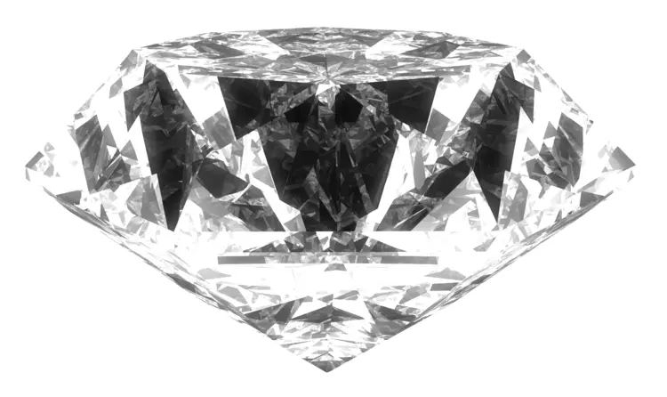 Sparkling Clear Diamond Gemstone