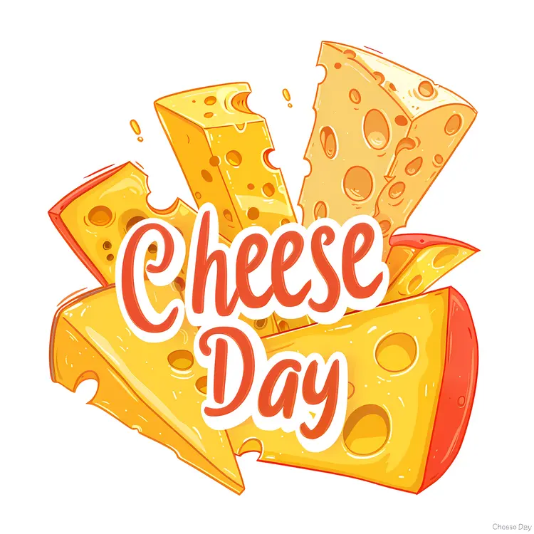 Cheese Day Illustration