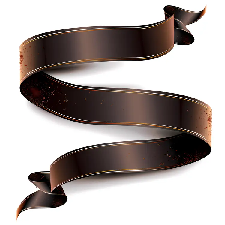 Brown Decorative Ribbon