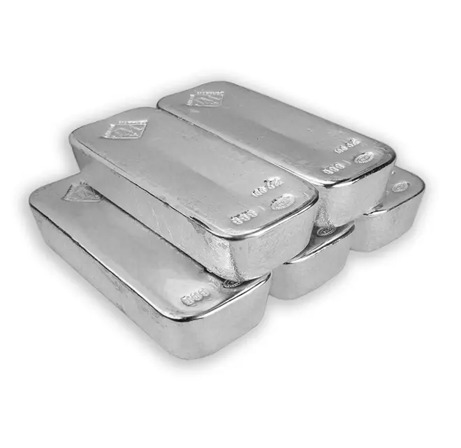 Pile of Silver Bars