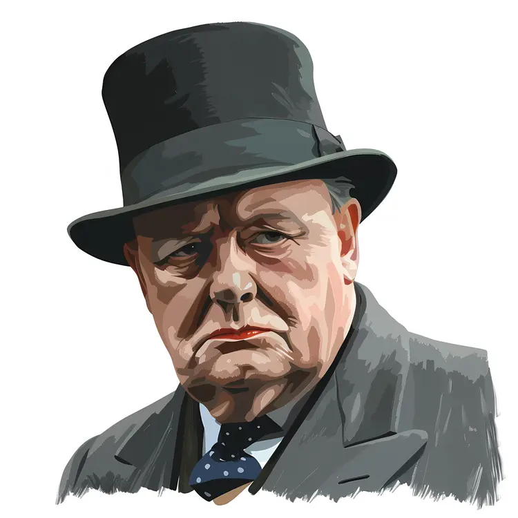 Color Portrait of a Man in a Hat
