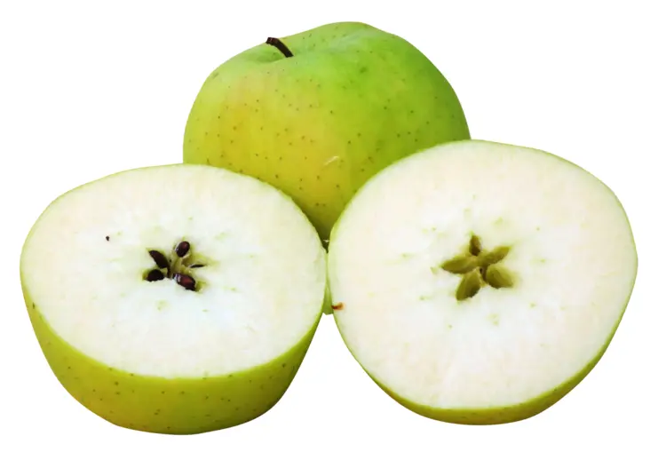 Sliced Green Apples