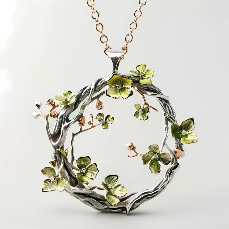 Elegant Floral Necklace