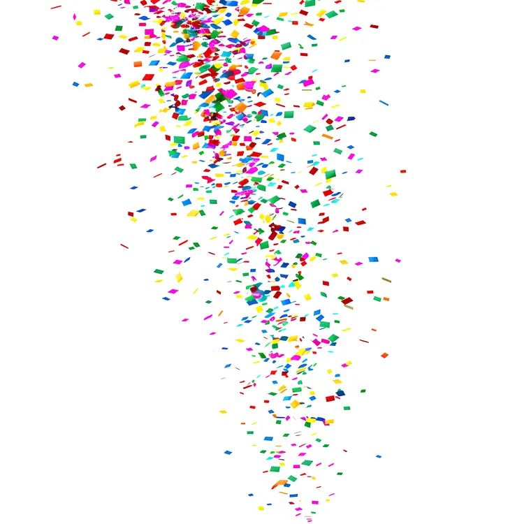 Colorful Confetti for Parties