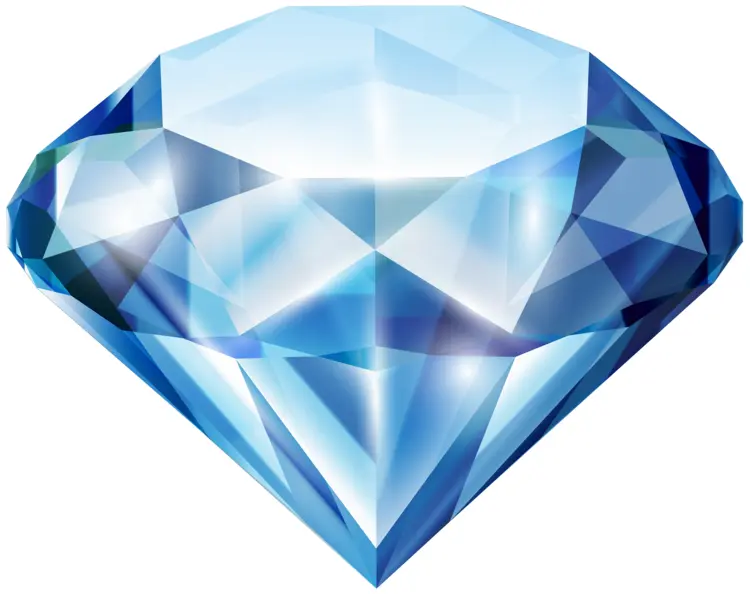 Blue Diamond Illustration