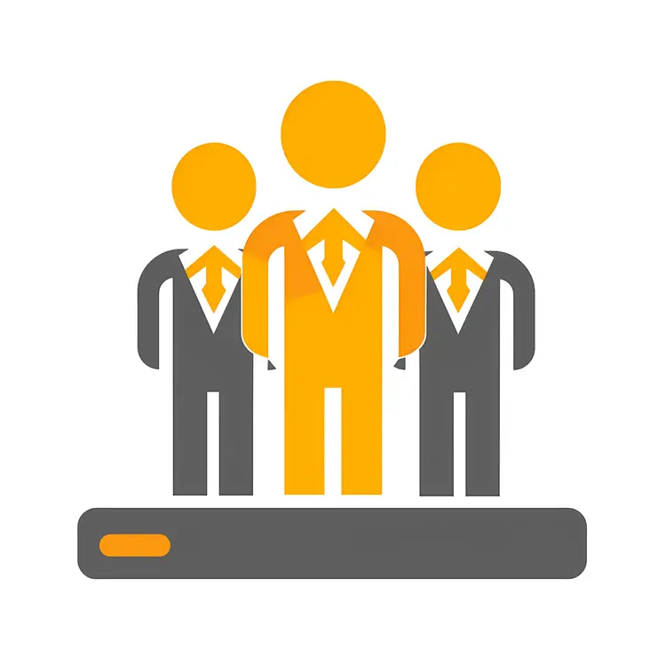 Business Team with Leader