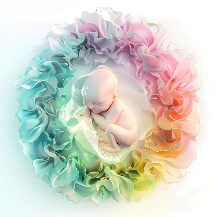 Colorful Artistic Baby