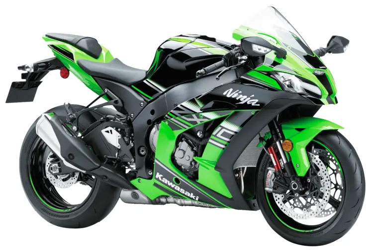 Green Kawasaki Ninja Motorcycle