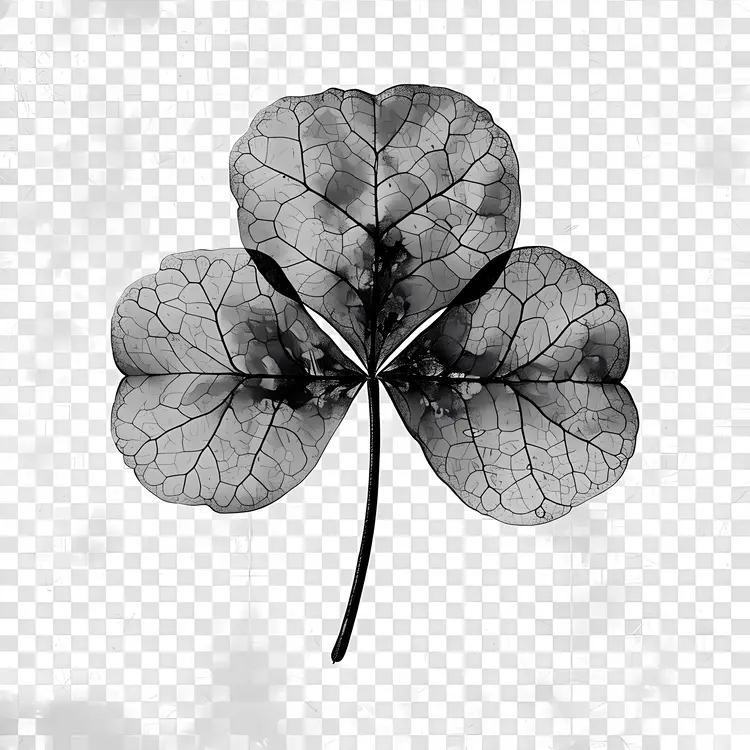 Black Three-leaf Clover