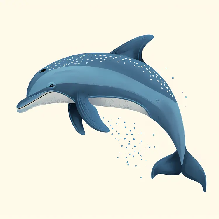 Blue Jumping Dolphin