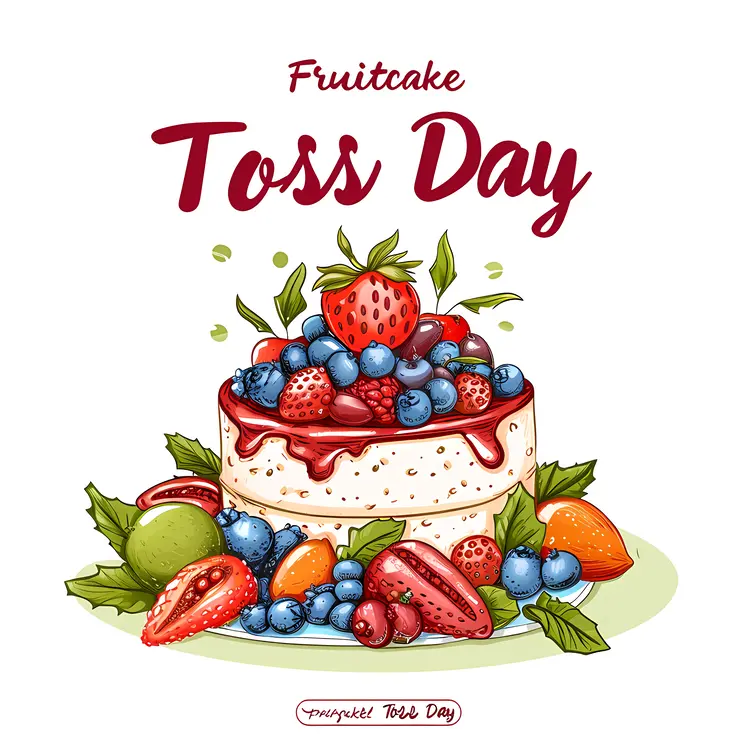 Fruitcake with Mixed Fruits for Toss Day