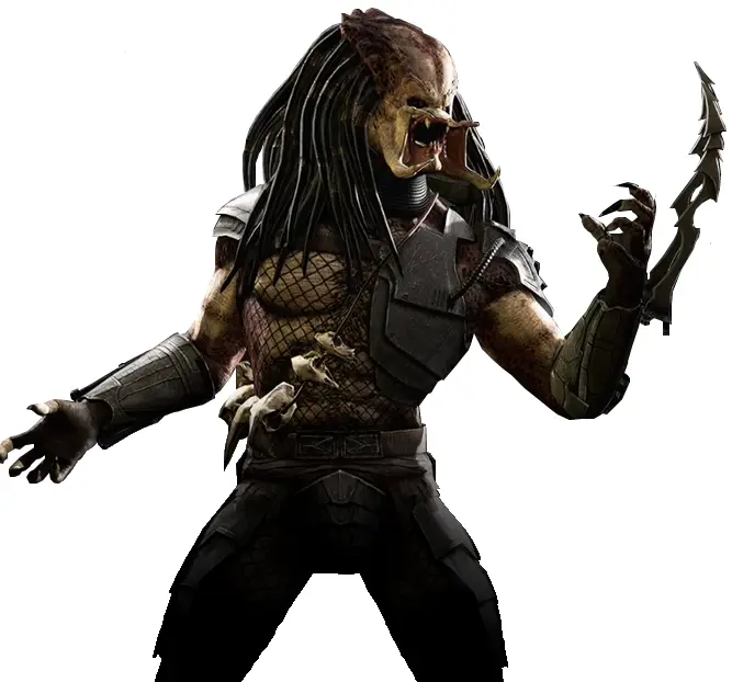 Predator Character with Open Mouth