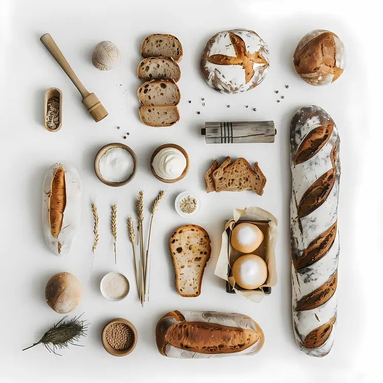 Variety of Artisan Bread