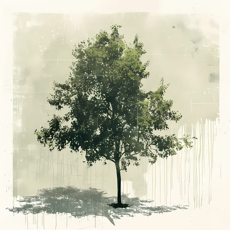 Green Tree in Nature