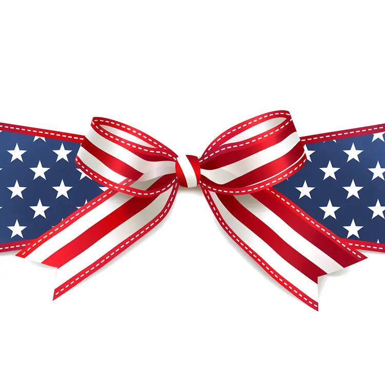 Patriotic Bow Decoration