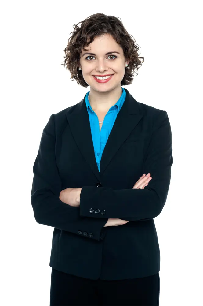 Professional Businesswoman with Arms Crossed