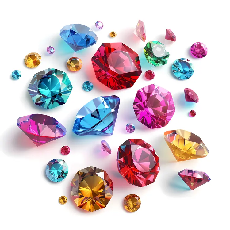 Assorted Colorful Gems