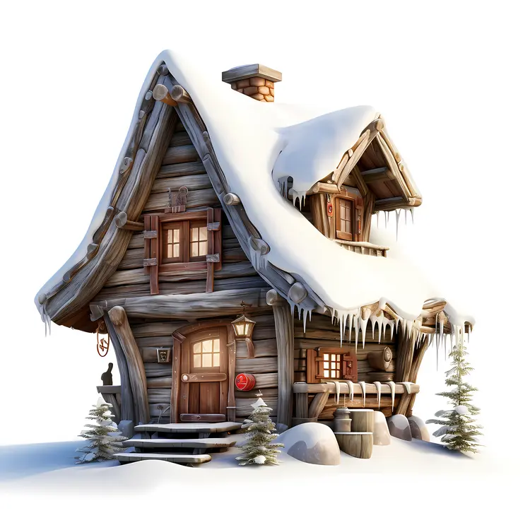Small cute doodle house