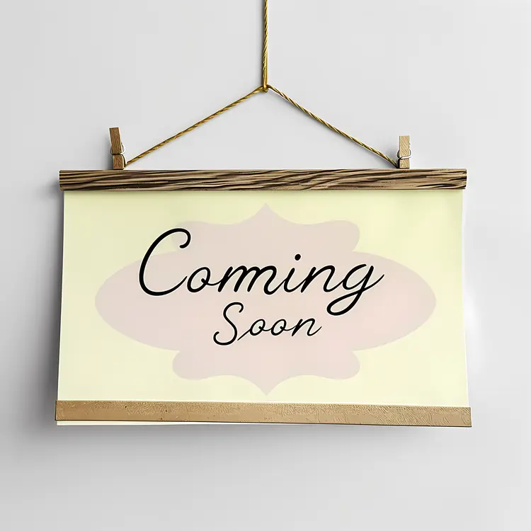 Coming Soon Hanging Sign