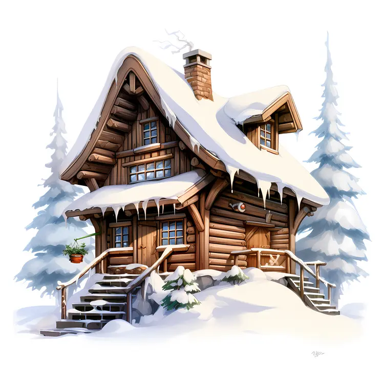 Small cute doodle house