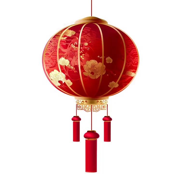 Elegant Red Chinese Lantern