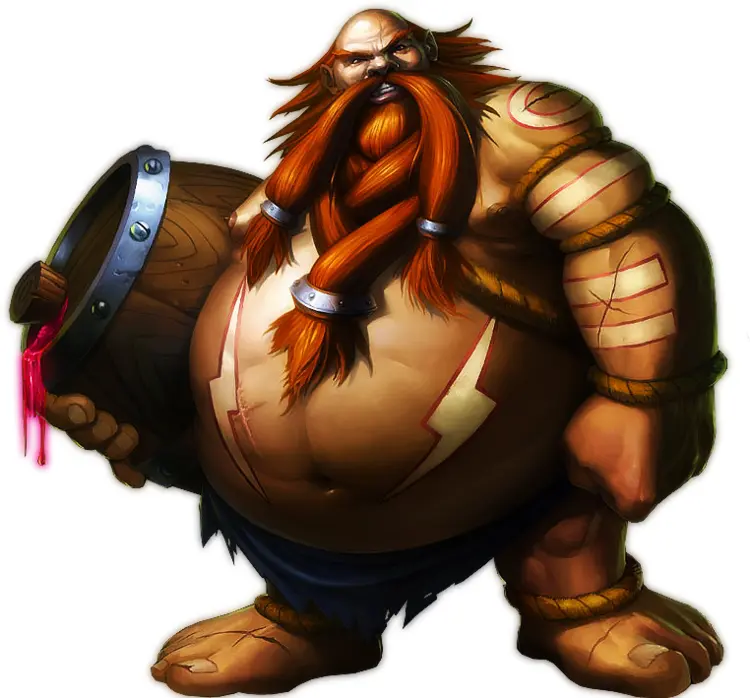 Bearded Dwarf with Barrel