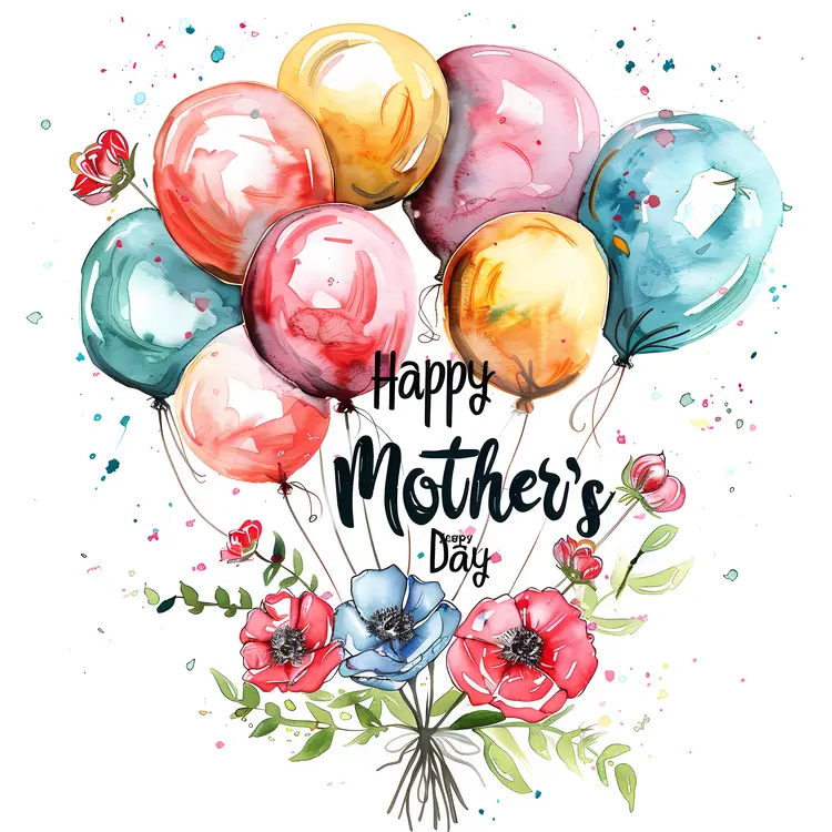 Happy Mother's Day Balloon Greeting