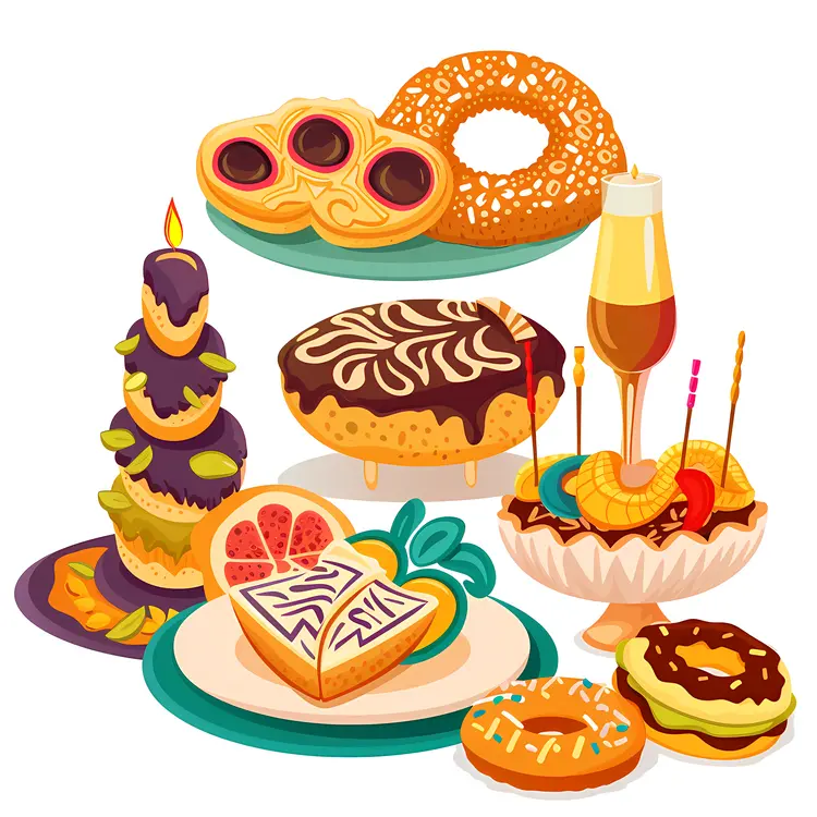 Assorted Desserts and Sweets