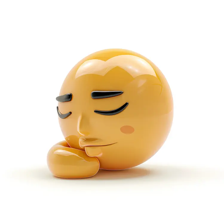 Sleeping Yellow Emoji