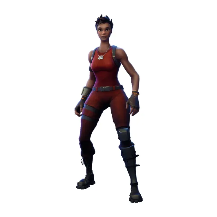 Red Outfit Character in Fortnite
