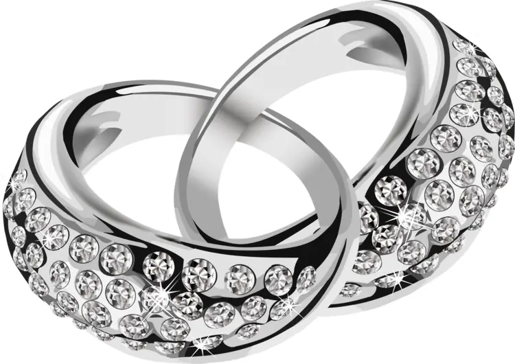 Sparkling Diamond Rings