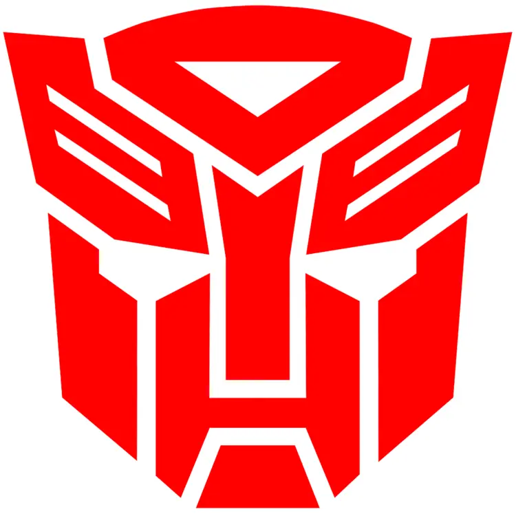 Red Autobot Logo from Transformers