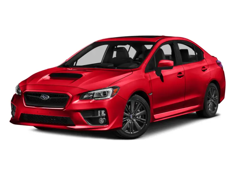 Red Subaru WRX
