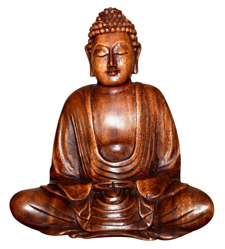 Wooden Buddha Statue